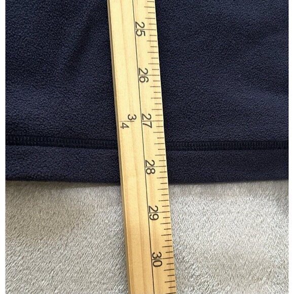 Eddie Bauer Half Zip Fleece Mens XL First Ascent Zip Pocket Blue Gray Outdoors - Picture 12 of 12